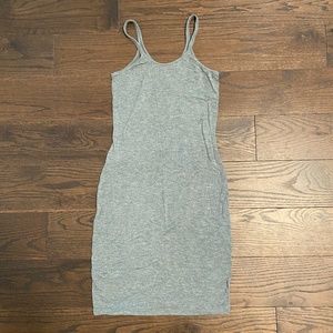 T Alexander Wang gray tank dress